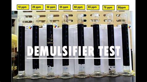 bottles we tested|bottle test demulsifier.